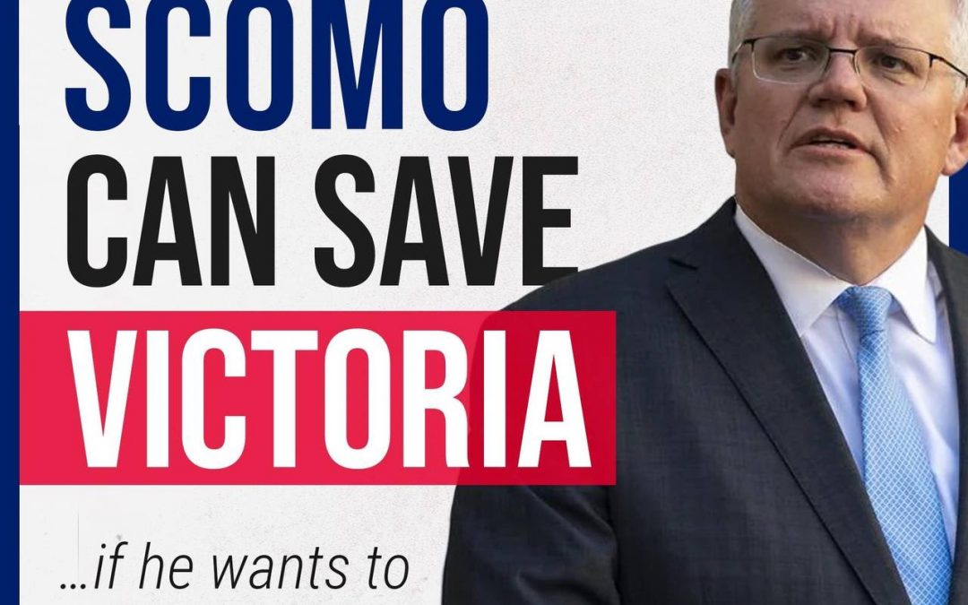 Scomo Can Save Victoria - if he wants to